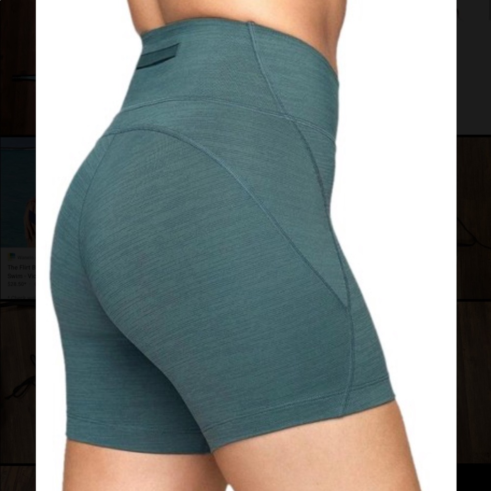 Outdoor Voices TechSweat Shorts in Evergreen